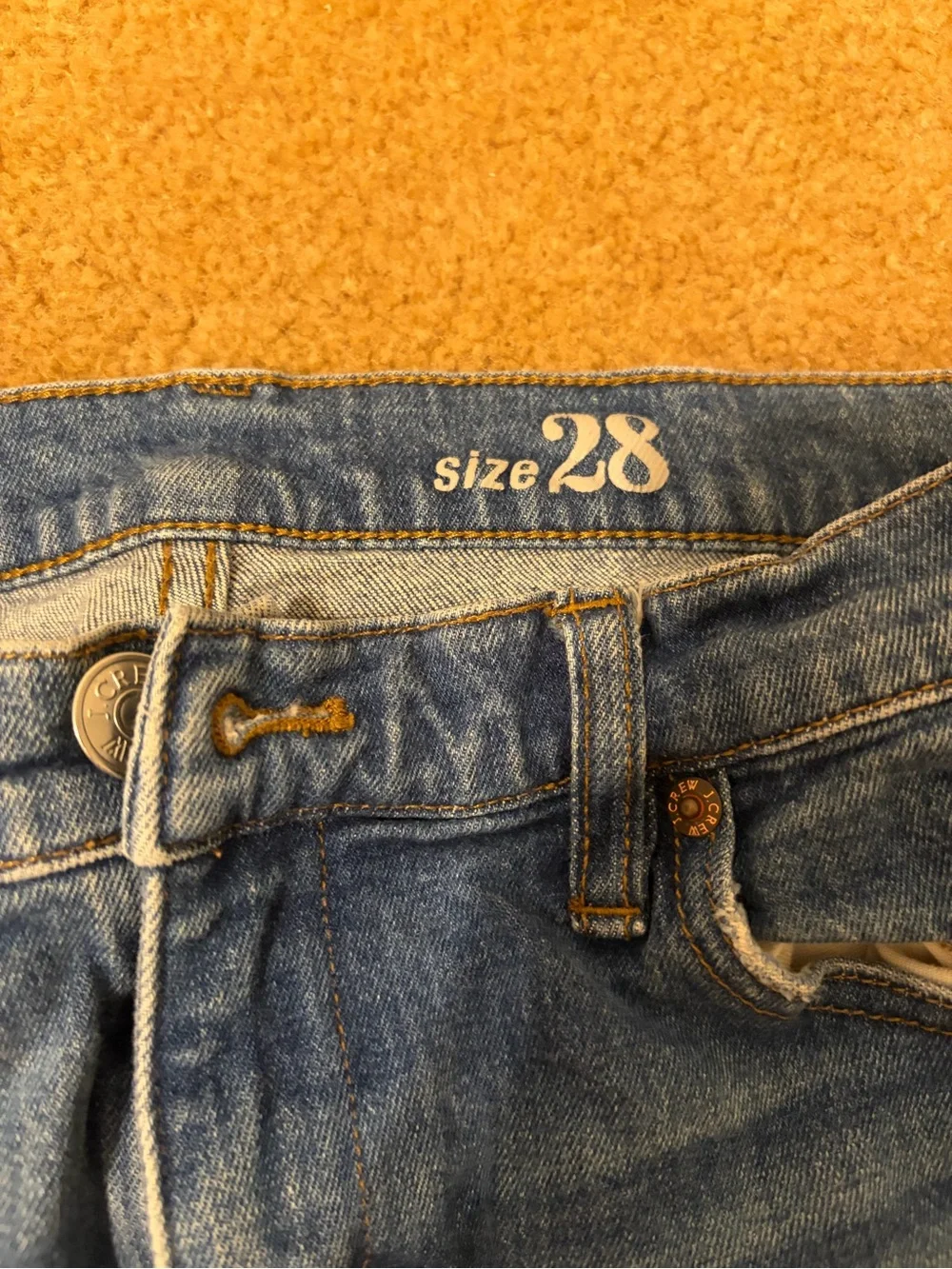 J. Crew Women's Medium Blue Straight-Leg Jeans